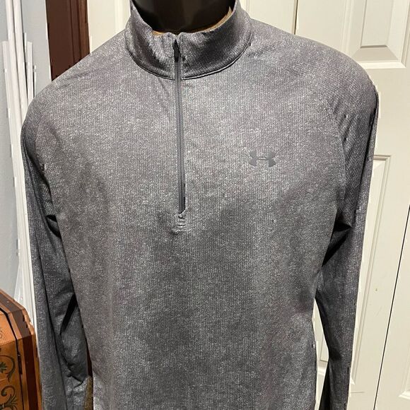 Under Armour Mens Large Half ZIP Thin Pullover - Picture 1 of 5